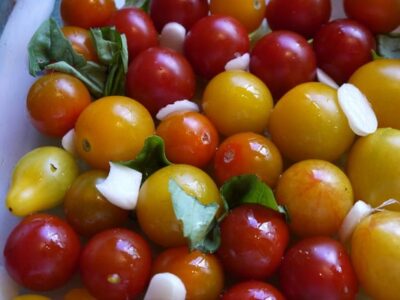 Preserving Cherry Tomatoes as Tomato Confit Image